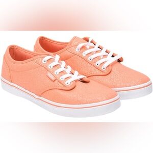 Vans Women's Atwood Low Vibrant Coral Sneakers size 7